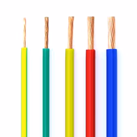 Hot Sale Copper Conductor PVC Sheathed Rvv Electric Cable and Wire with 2/3/4/5 Cores for Power Transmission