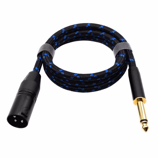 Double Shielded Extension Spiral Cable Roll Outdoor Factory Bulk Low Noise Flexible Microphone Cable Wire