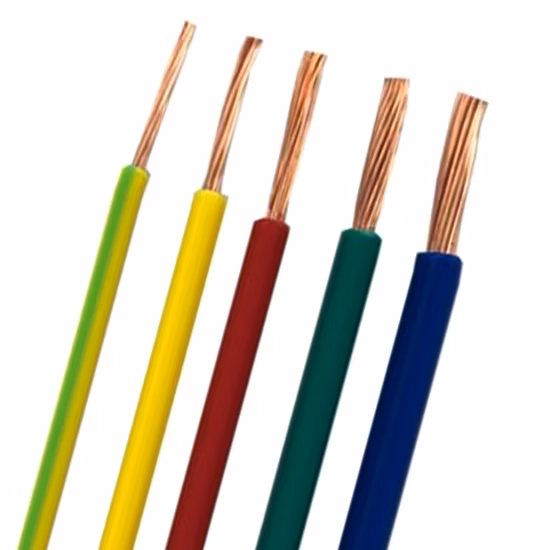 Hot Sale Copper Conductor PVC Sheathed Rvv Electric Cable and Wire with 2/3/4/5 Cores for Power Transmission